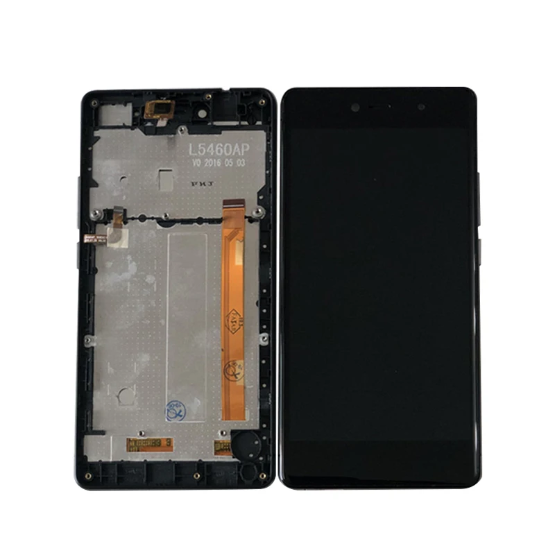 Оригинальный ЖК экран M &amp Sen 5 2 &quotдля Wiko Fever 4G + сенсорный с дигитайзером и рамкой
