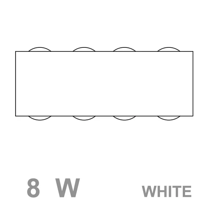 8W White YooE современный 4 Вт 6 Вт 8 Вт Крытый светодиодный настенный светильник скандинавский Открытый водонепроницаемый IP65 вверх вниз бра гостиная крыльцо сад настенные светильники - Цвет абажура: 8W White