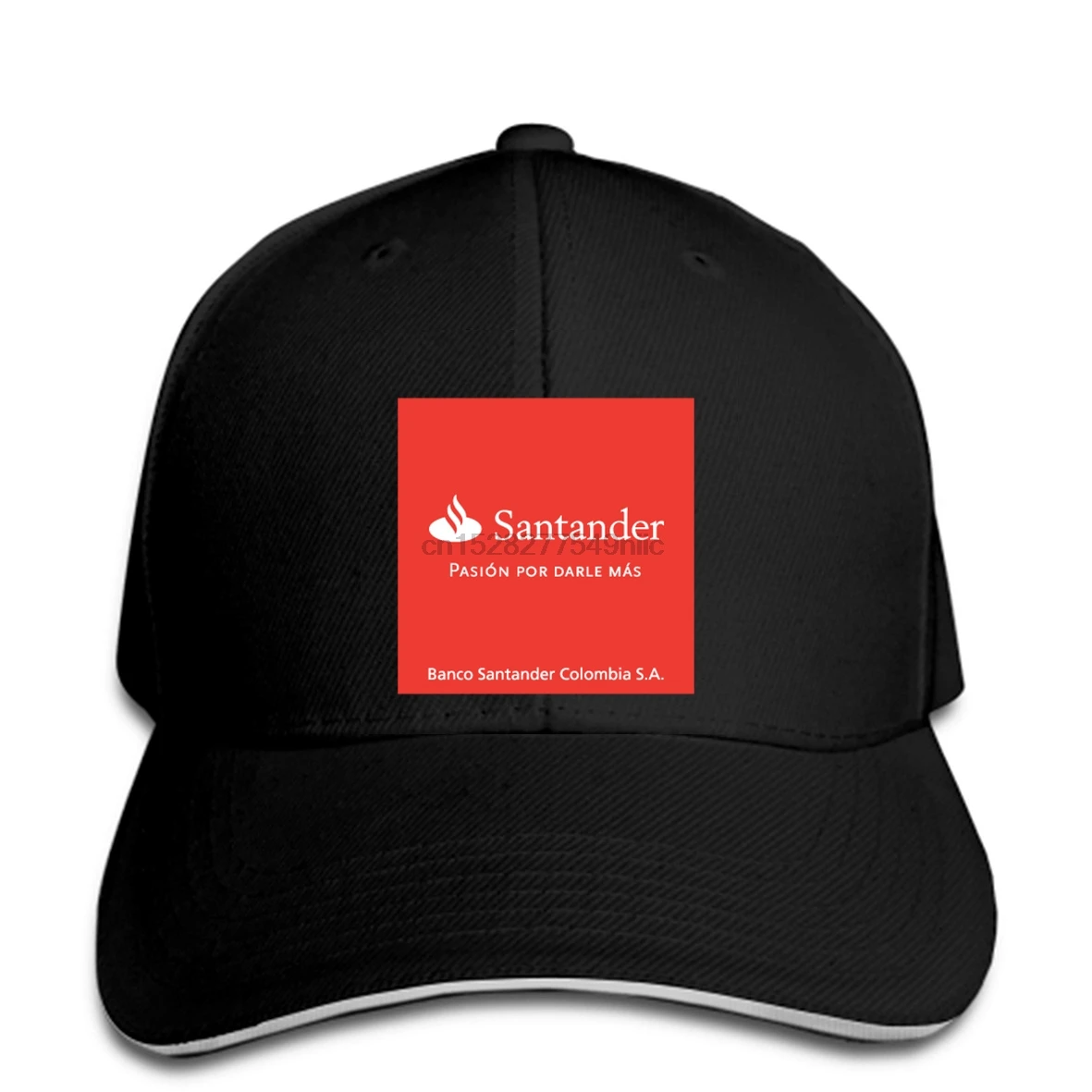 Мужская бейсболка с логотипом Banco Santander Colombia кепка женский солнцезащитный