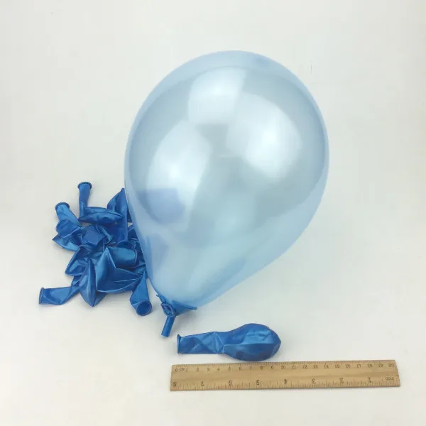 Light blue Свадебные украшения фиолетовый шар 10 шт толстые 1,5 г латексные шары 21 цвет надувной воздушный шар День рождения принадлежности для вечеринки воздушный шар - Цвет: Light blue