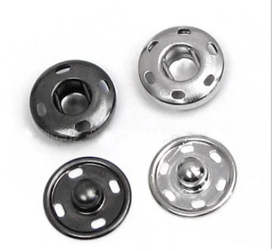 

120sets Metal snap buttons 17mm/19mm metal brass sew on press button snap button fasteners SF-021