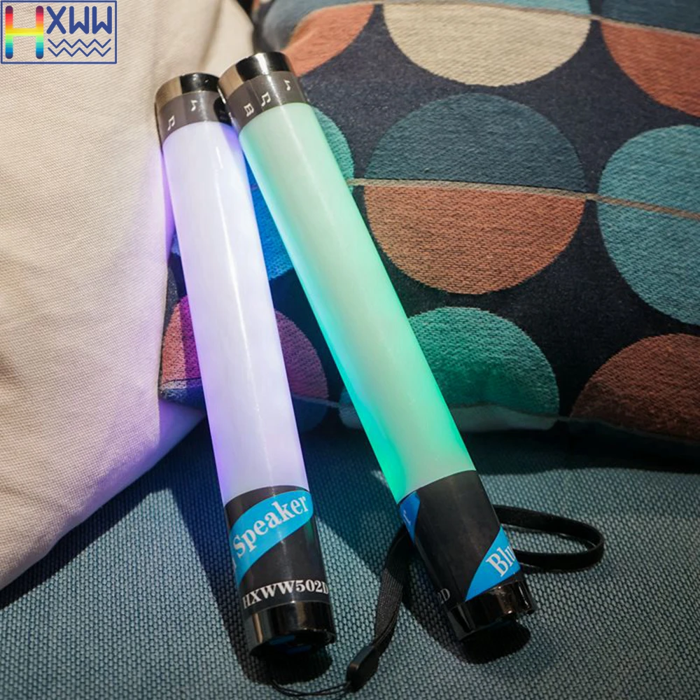 HXWW танцевальный свет мини размер портативный Перезаряжаемый Bluetooth беспроводной