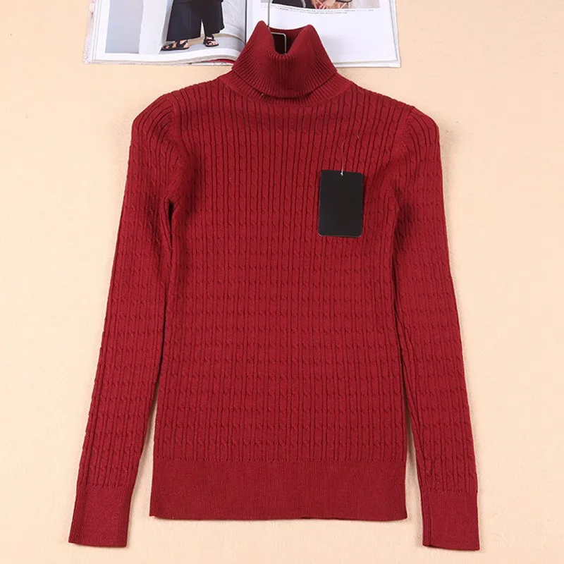Gigigo толстые теплые зимние Для женщин свитер отложной воротник Повседневное