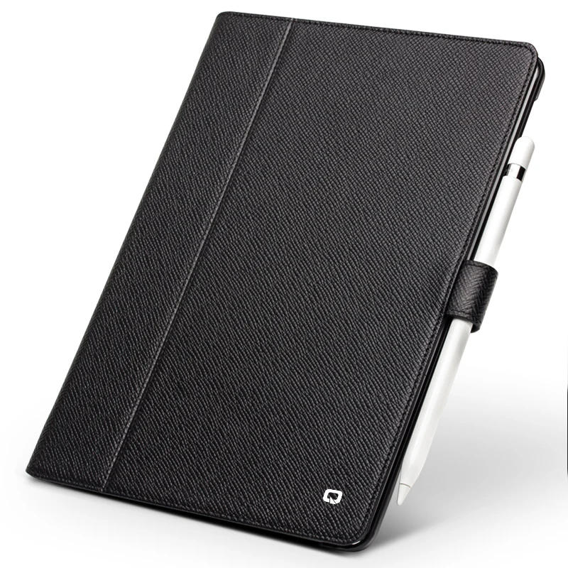 QIALINO Чехол-книжка из натуральной кожи в деловом стиле для Apple iPad Pro 10 5 дюймов