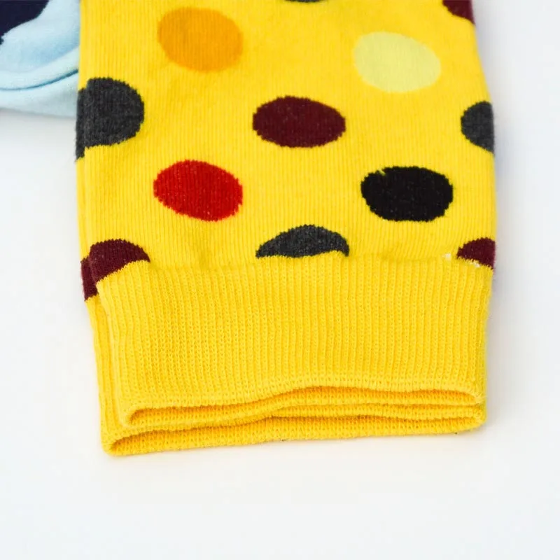 [COSPLACOOL]9 цветов цветные красивые носки в британском стиле горошек унисекс для