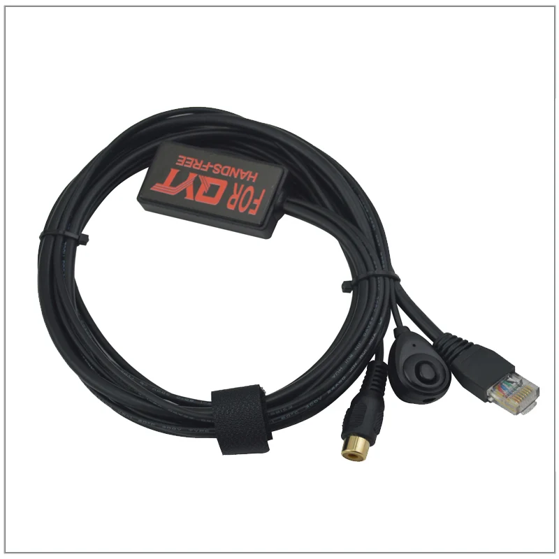 Гарнитура для мобильного радио QYT с 8 контактами кристаллами головным пальцем PTT