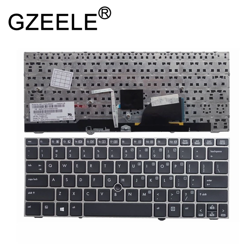 Новинка клавиатура GZEELE для ноутбука HP EliteBook 2170 2170P без подсветки 677598 001 сменная с