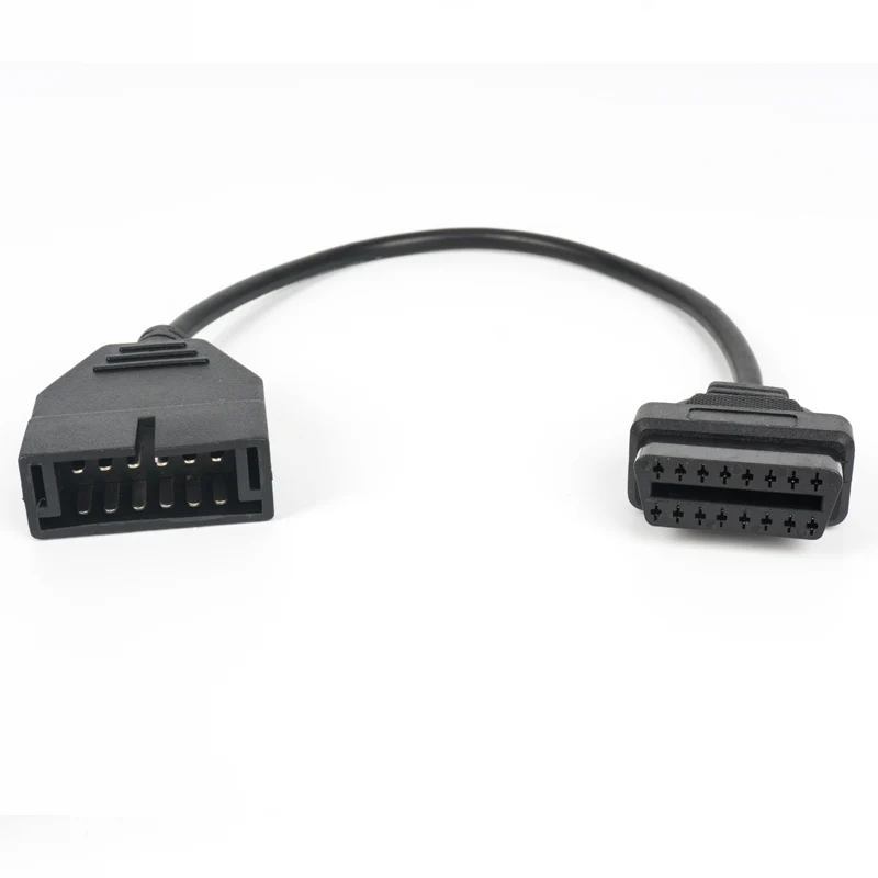 Адаптер GM OBD 16P гнездо для 12P (OBD2 16pin daewoo) адаптер OBD2|female female|adapter obd2female adapter |