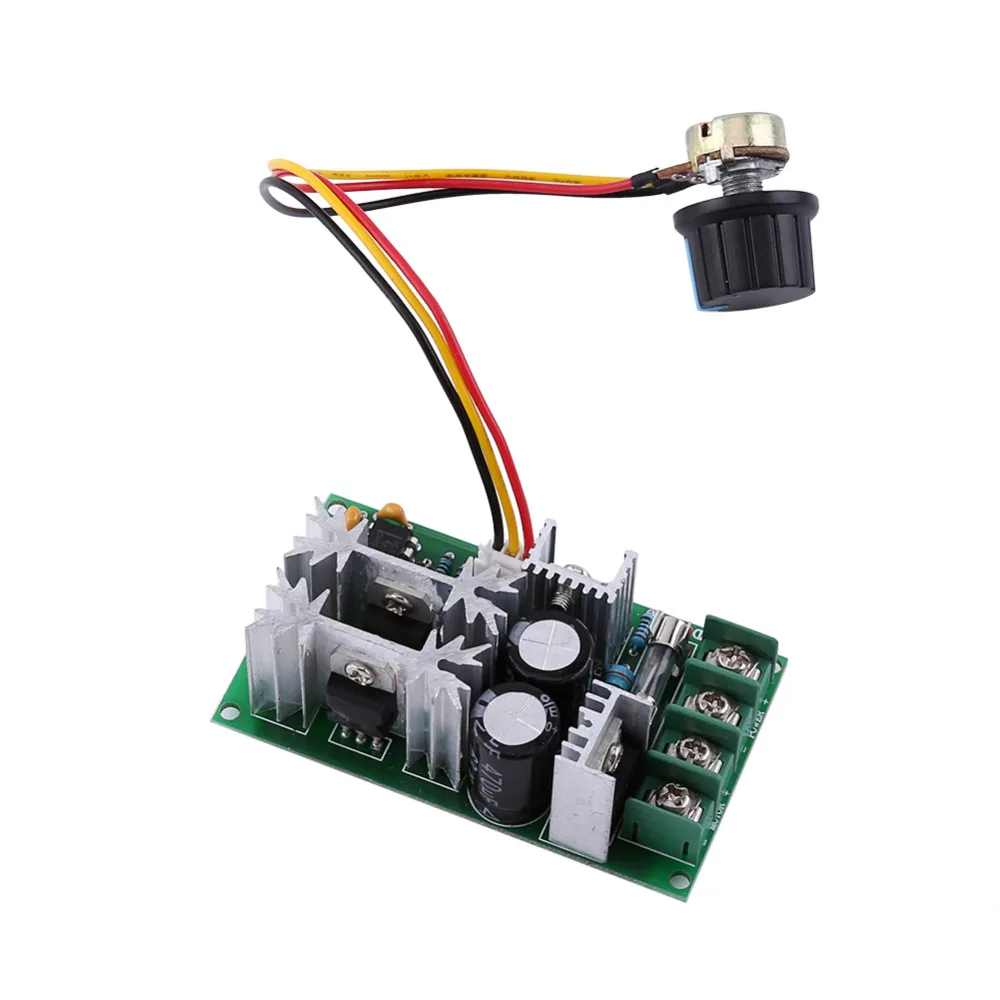 Горячая Распродажа 20A DC10 60V ШИМ регулятор скорости двигателя контроллер