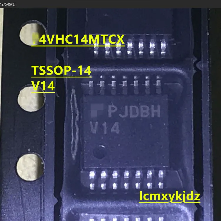 1 шт./лот, 74VHC14MTCX V14 74VHC574MTCX V574 74VHC125MTCX V125 TSSOP-14, новый оригинальный продукт, новинка, оригинал, быстрая доставка