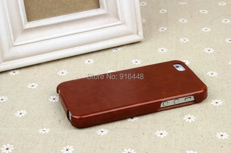 2014 Hot New Flip PU Leather case for iPhone5 5S & FASHION Logo Case Ultra thin Crazy Horse Cover|leather sofa cushion covers|leather forleather