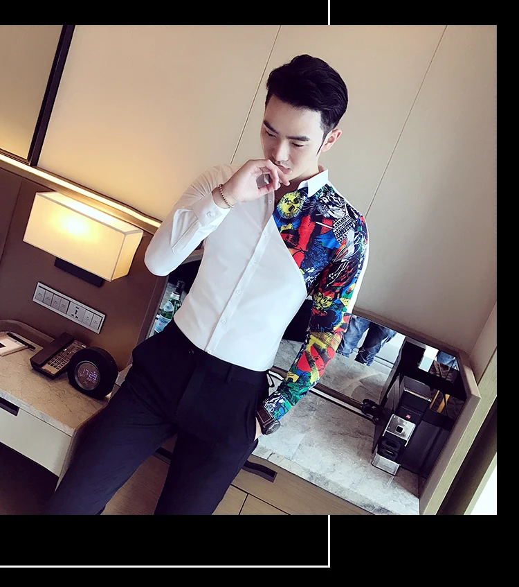 Men's Shirt Long Sleeve Shirts Designer High Quality Casual Slim Fit Men Shirt Business Dress Shirts Camisa Social Masculina