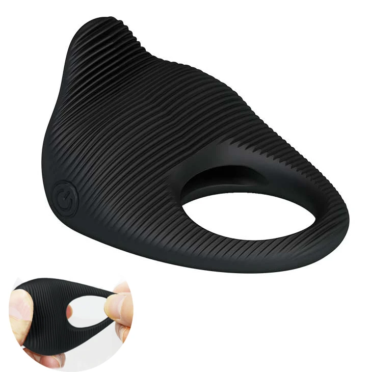 Мягкое кольцо на пенис для мужчин водостойкое вибрационное эякуляции длительное
