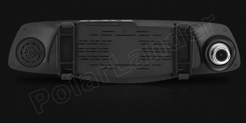 4 3 дюймовое зеркало заднего вида 1080P DVR с двумя объективами Автомобильный