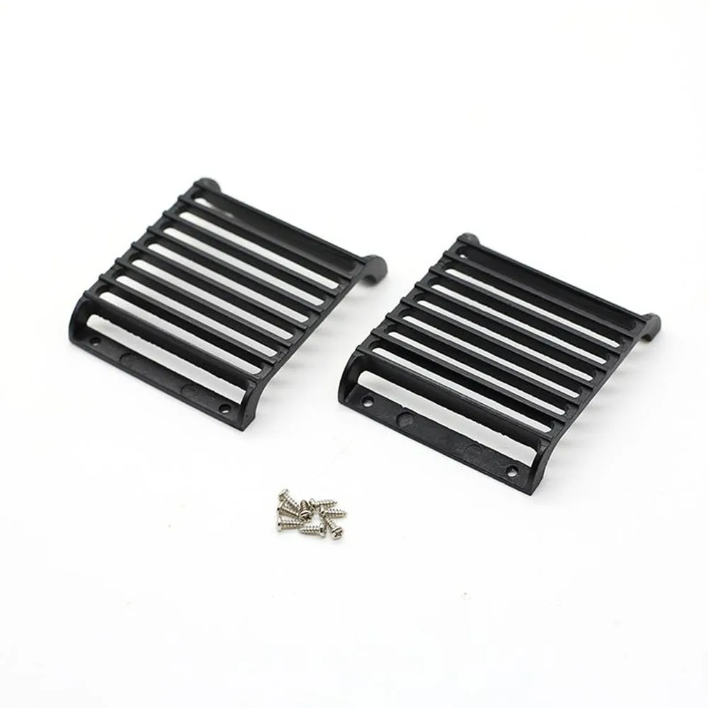 

2Pcs 1:10 Front Guard Headlight Grille Toy Aluminium Alloy Light RC Car Parts Protective Crawler Simulation Replacement For TRX4