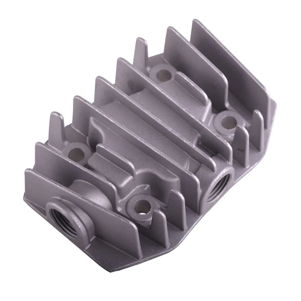 Запасные части для воздушного компрессора серая металлическая головка цилиндра