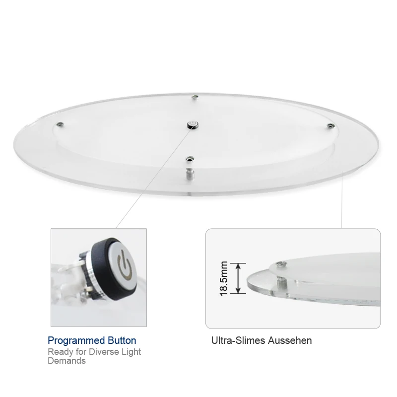 2000 люменов с регулируемой яркостью светодиодный купольный свет голубого