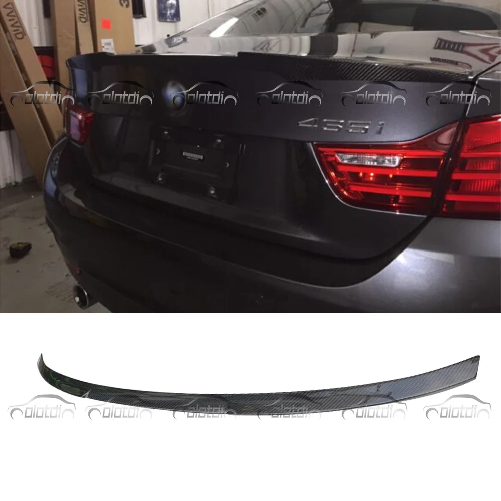 OLOTDI задний багажник губа из углеродного волокна спойлер для багажника BMW 4 серии