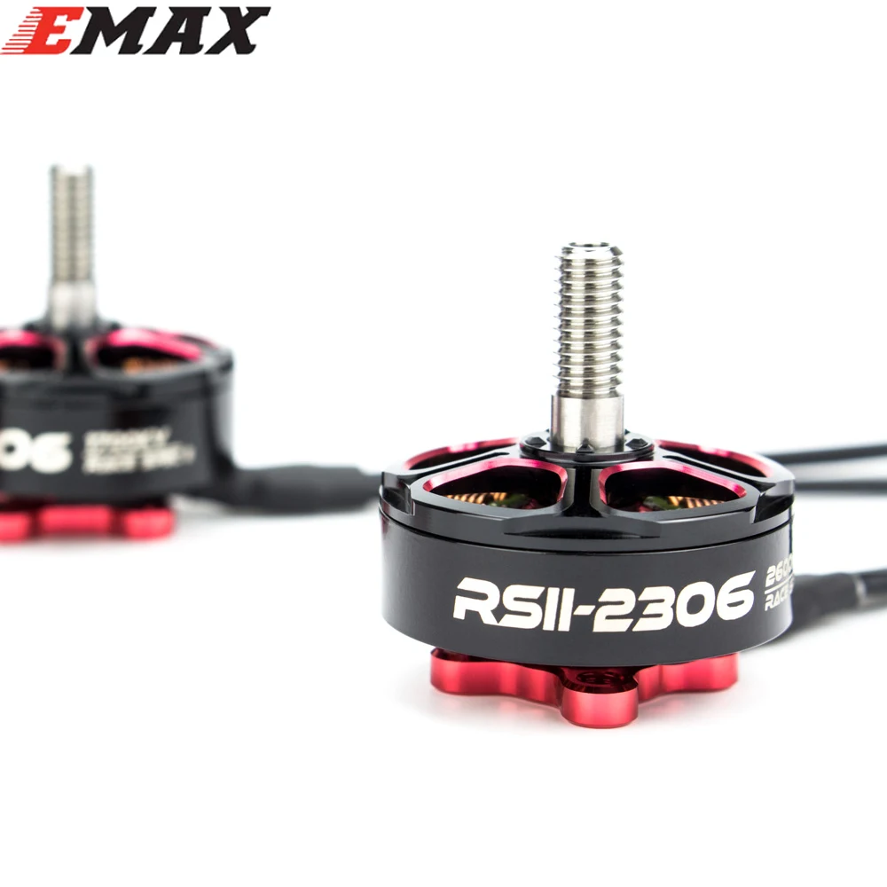 4 шт./лот Emax RSII 2306 Race Spec безщеточный (4 6 S) 1600/1700/1900/2400/2600kv CW против часовой стрелки
