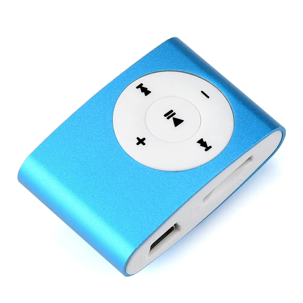 HIPERDEALE мини USB Клип MP3 плеер ЖК-экран Поддержка 32 ГБ Micro SD TF карта Прямая поставка 171219 - Цвет: Синий
