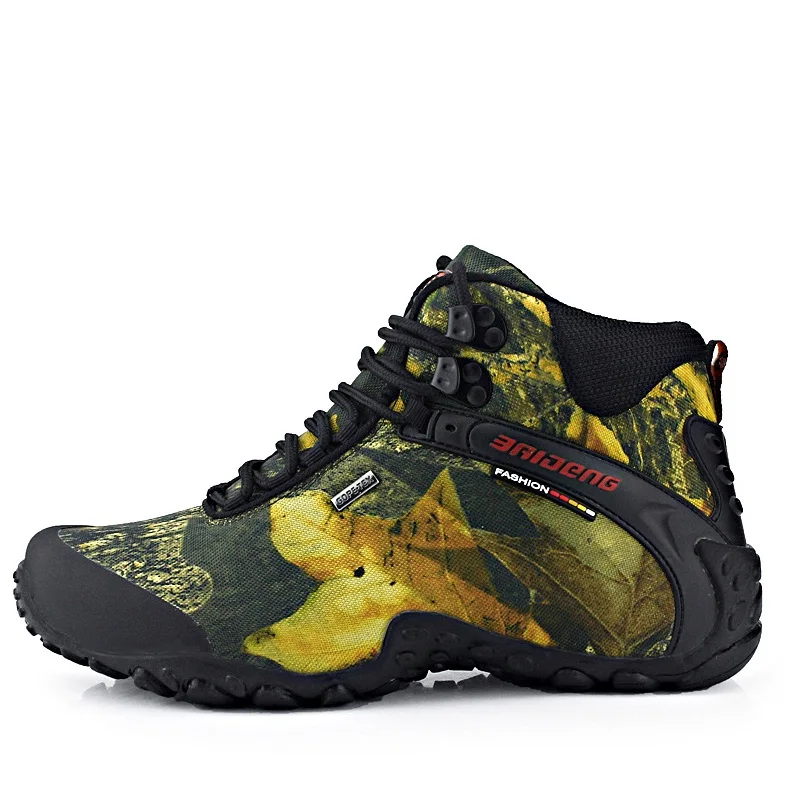 Брендовые походные туфли мужские водонепроницаемые высококачественные цветные