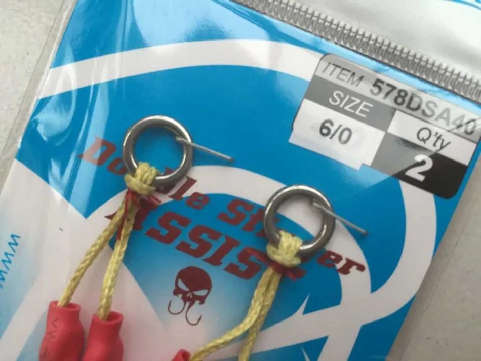 Lurekiller Stinger Assist крючки 4/0 6/0 8/0 углеродистая сталь острый крючок для морской рыбалки крючки для джига 200lbs PE линия питания