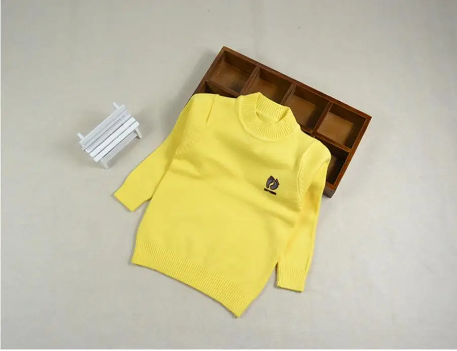 AR FANNY Детский свитер на осень и зиму. Свитер с круглым вырезом для мальчиков