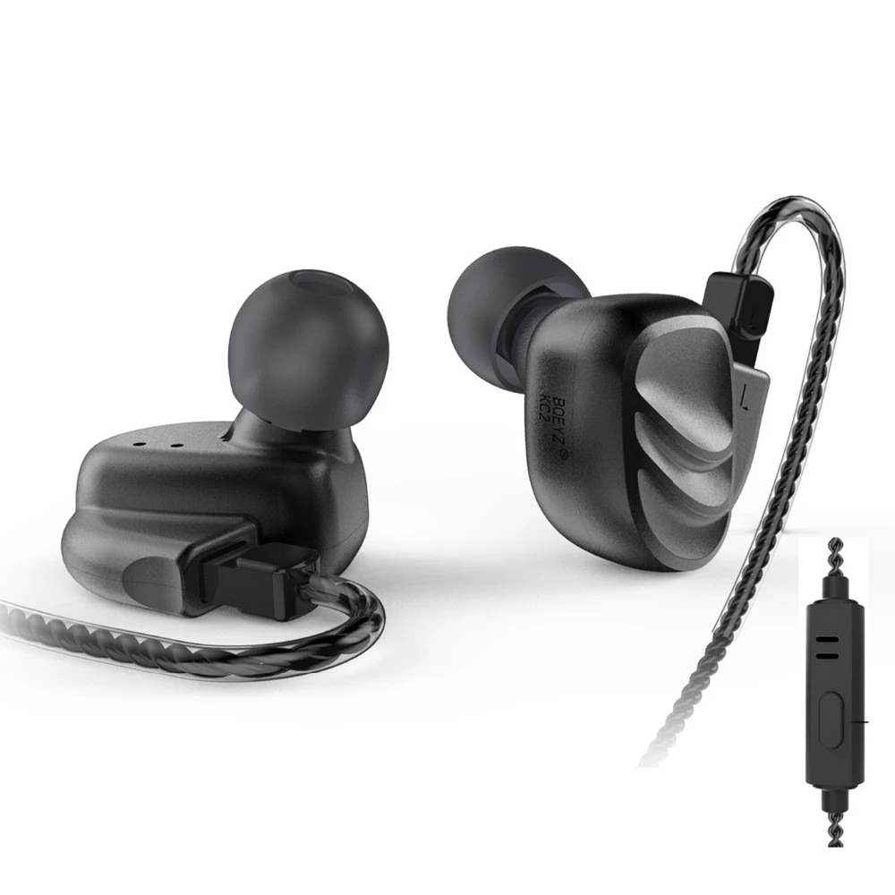 AK BQEYZ KC2 2BA+ 2DD гибридные динамические Hi-Fi наушники с головным штекером, наушники для бега, спортивные наушники, наушники-вкладыши