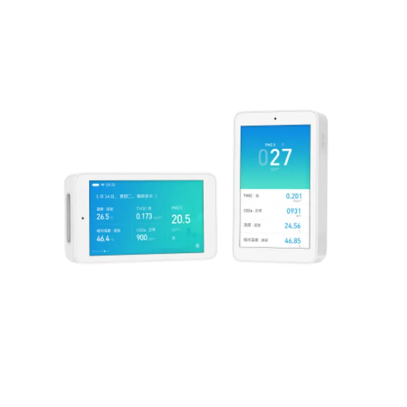 Xiaomi Smart Air Tester Detector 2 для PM2.5 TVOC CO2a определение температуры и влажности с 3,9" сенсорным экраном и управлением приложением