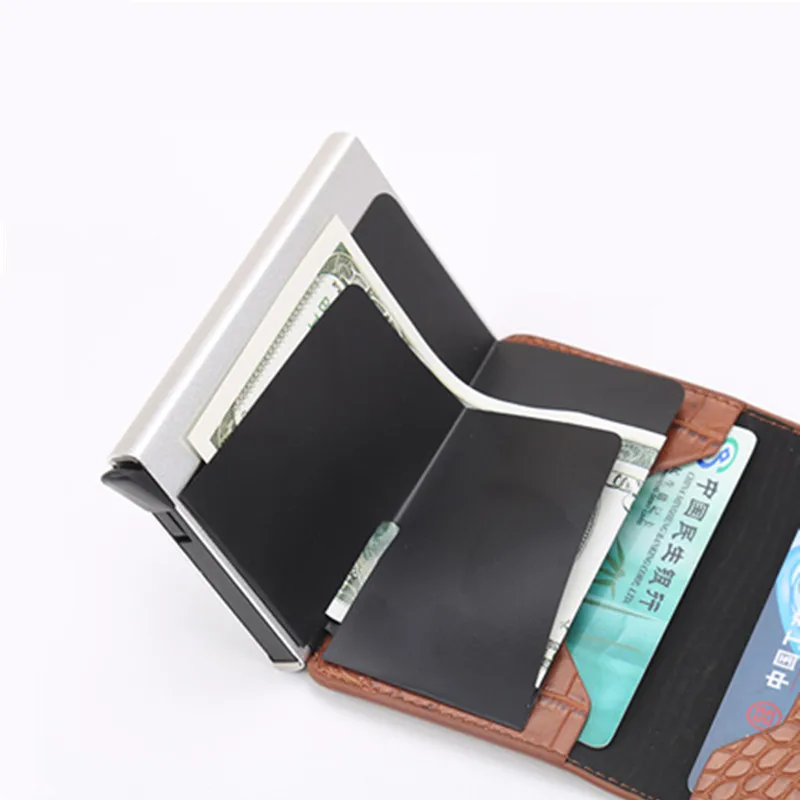 ZOVYVOL 2020 ID card RFID противокражная щетка кожаный дорожный кошелек для мужчин и женщин