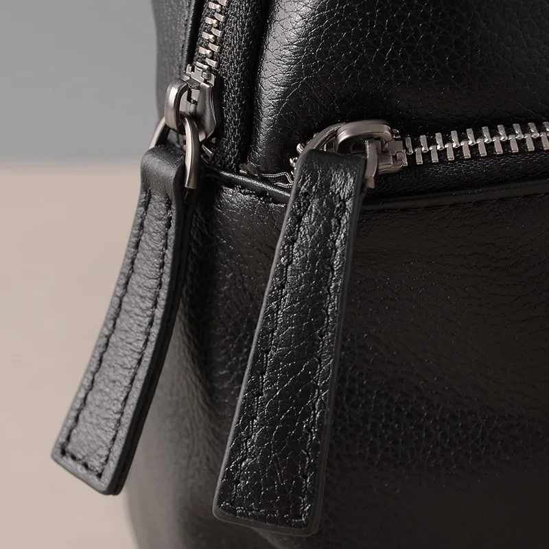 Модный 100% настоящий мягкий женский рюкзак из натуральной кожи популярный стиль