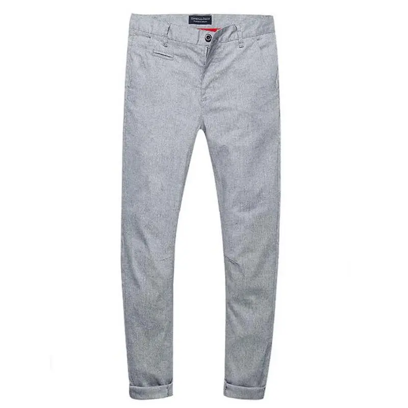 HEE GRAND 2018 новые мужские длинные брюки Прямые хлопковые дышащие материал с