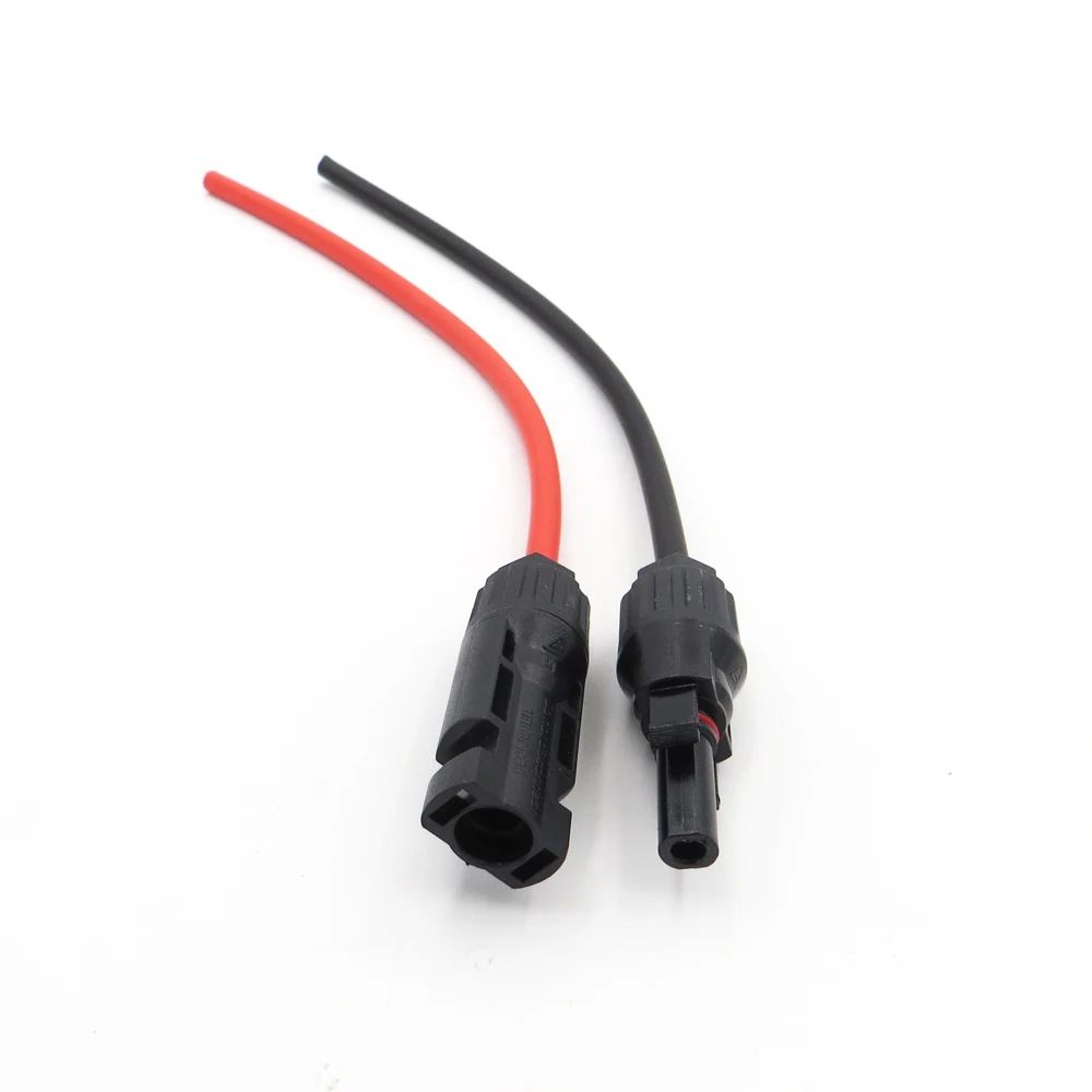 Кабель солнечной батареи Медный провод 1 пара 0 2 м 6/4/2.5mm2 10/12/14 AWG MC4 кабель