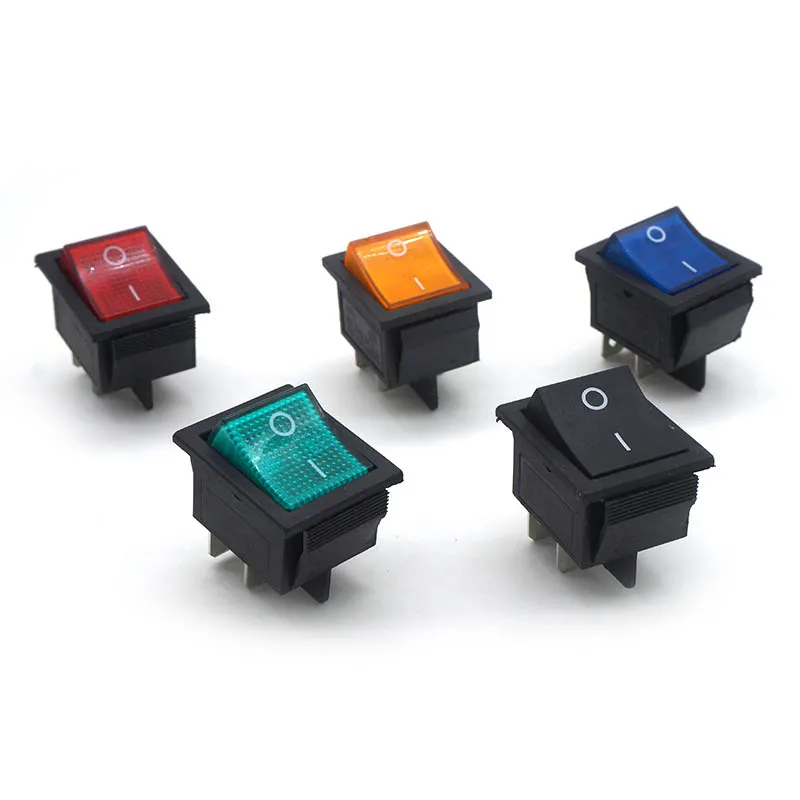 Блокировка кулисный переключатель выключатель питания I/O 4 контакта 6 контактов