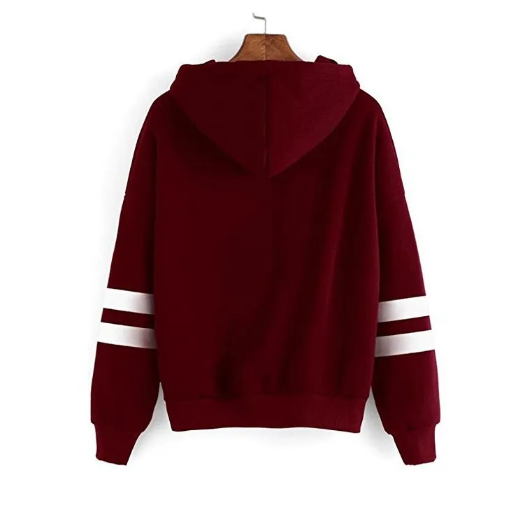 Halloween Pumpkin Printing Hoodie Autumn Stripe Long Sleeve Harajuku Drawstring Sweatshirt Sudaderas Mujer Korean Style Rz* | Женская