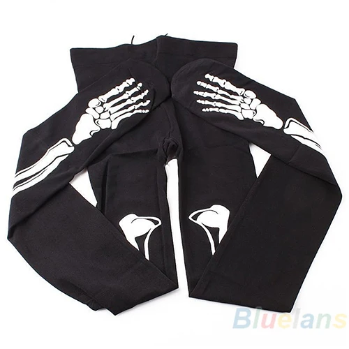 Женские сексуальные черные колготки со скелетом и тату колготки|stocking tights|skeleton