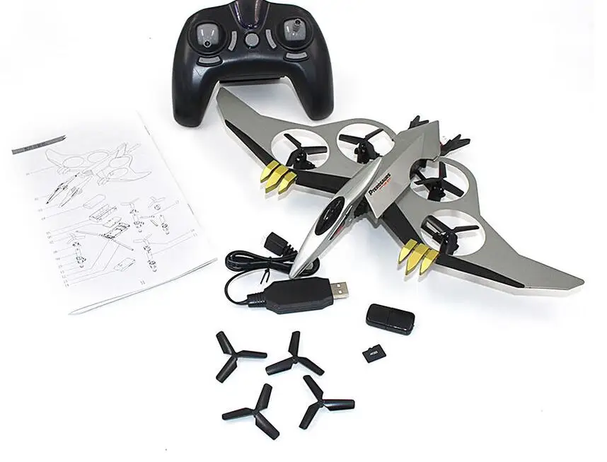 Радиоуправляемый Дрон с 6 осями и гироскопом 2 4 ГГц камерой 0.3MP HD супер