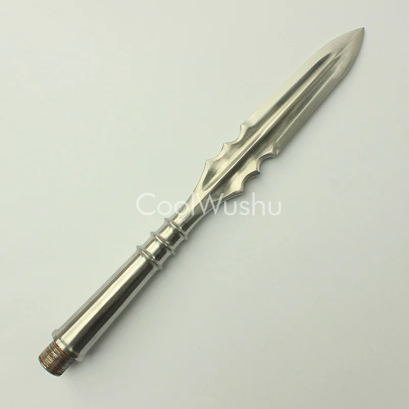 36.5cm spear Двухсекционная комбинированная палочка для кунг-фу, белый восковой стержень с красными кисточками, копье 90 см и 90 см и 34 см - Цвет: 36.5cm spear