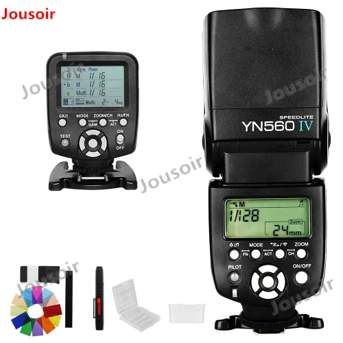 Yongnuo YN560 IV YN560IV + YN560TX контроллер вспышки для C N с бесплатным 3 рассеивателем