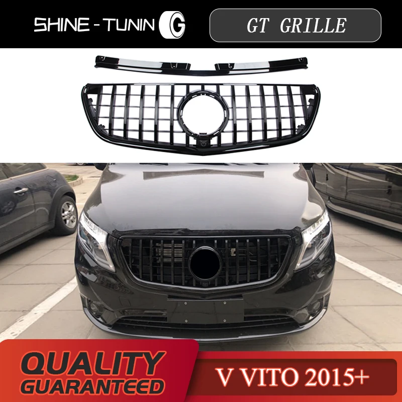 Передняя решетка подходит для v класса w447 VITO GT GTR V250 V260 пластиковая 2015 +|Гоночные