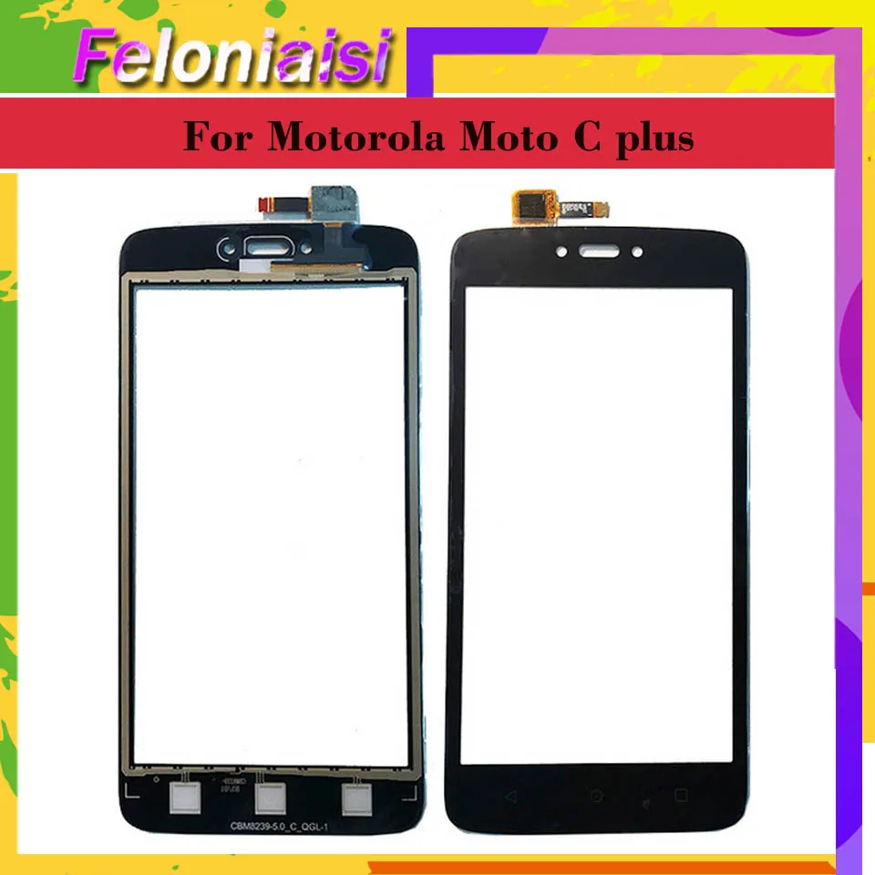 Сенсорный экран 5 0 дюйма для Motorola Moto C Plus XT1721 XT1722 XT1723 XT1724 дигитайзер передняя
