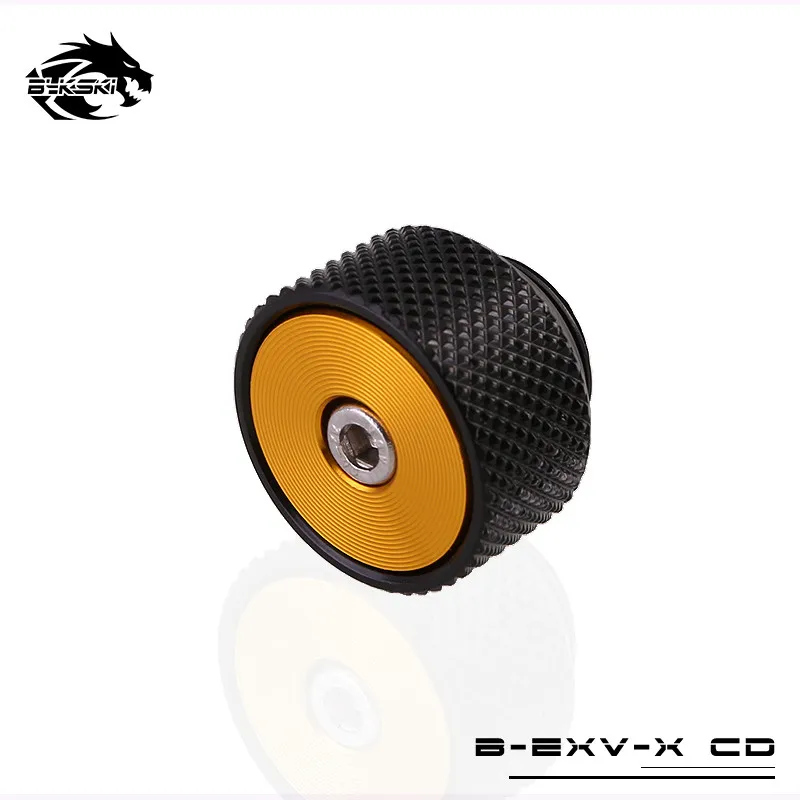 Bykski CD выхлоп клапан автоматический и ручной воздушный клапан разъем выхлопной трубы для выпуска газа B-EXV-X - Цвет лезвия: Gold