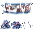 Полноцветный светодиодный пиксельный световой модуль WS2811 12 мм, 500 шт., постоянный ток, 5 В, вход IP68, водонепроницаемый, RGB-цвет, 2811 IC, цифровая светодиодная Рождественская подсветка