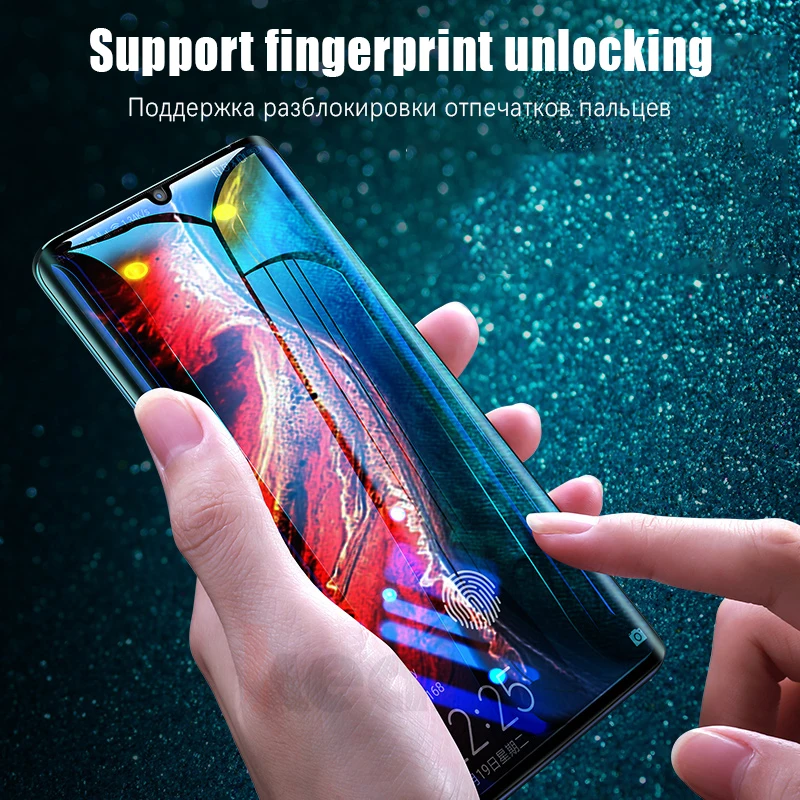 20D полное покрытие закаленное стекло для Huawei P Smart 2019 Защитная пленка экрана Mate 20 10