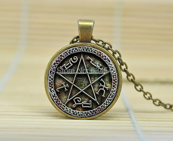 1pcs Supernatural Devils Trap pendant jewelry Glass Cabochon Necklace A3929 | Украшения и аксессуары