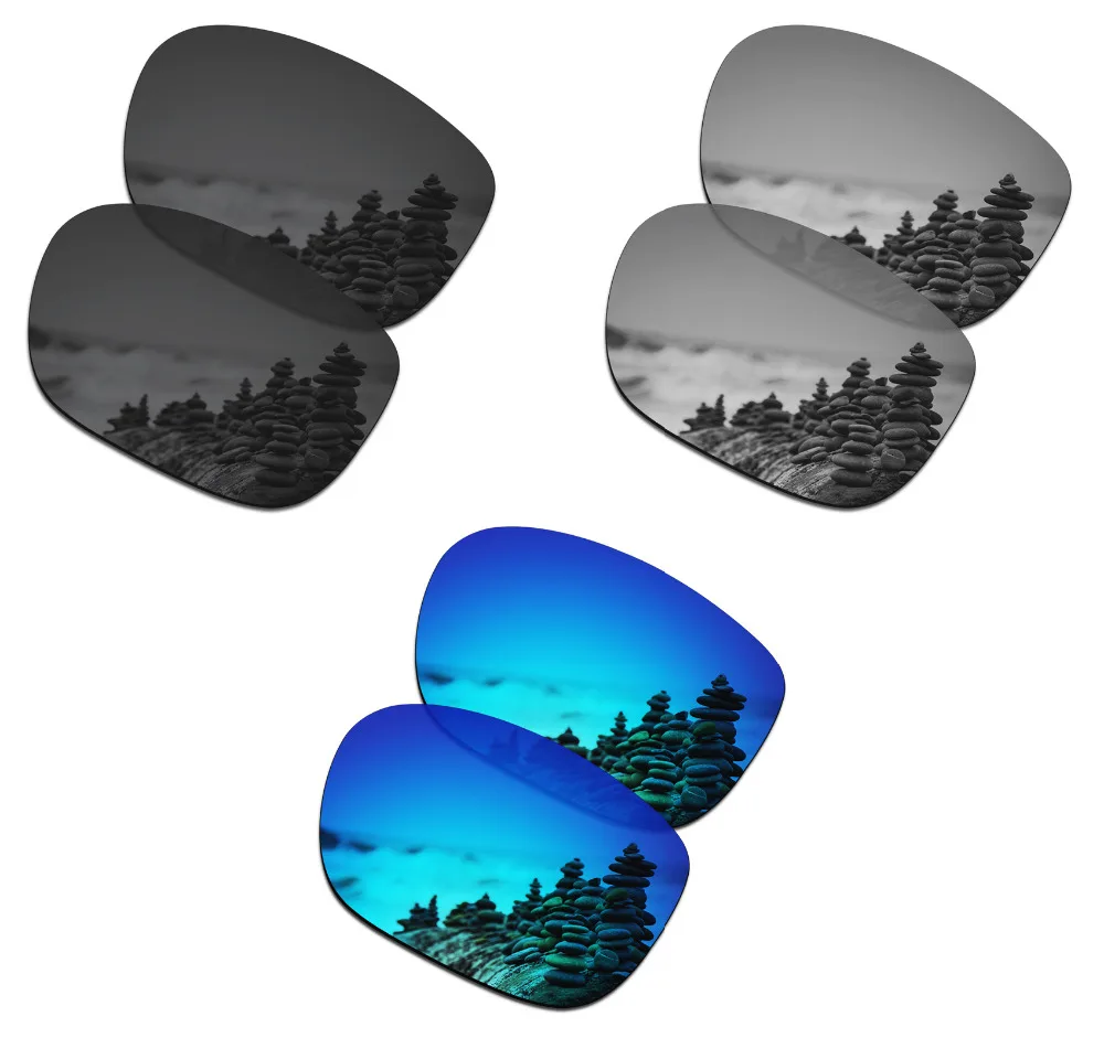 3 пары поляризованных солнцезащитных очков SmartVLT Сменные линзы для Oakley LBD Stealth