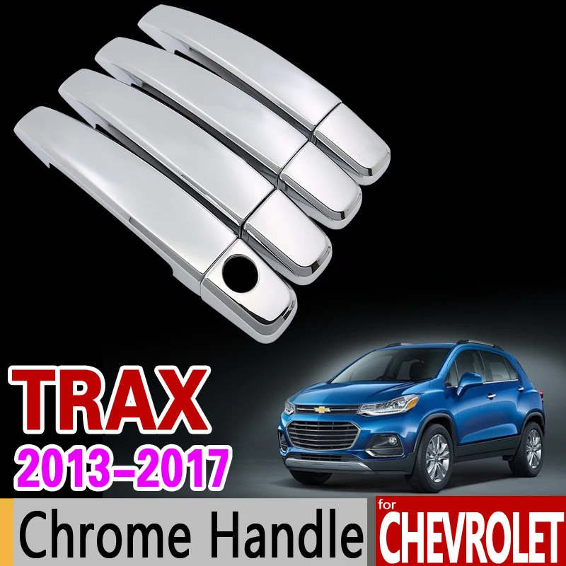 Хромированная накладка на ручку для Chevrolet TRAX набор отделки трекер Holden 2013 2014 2015 2016