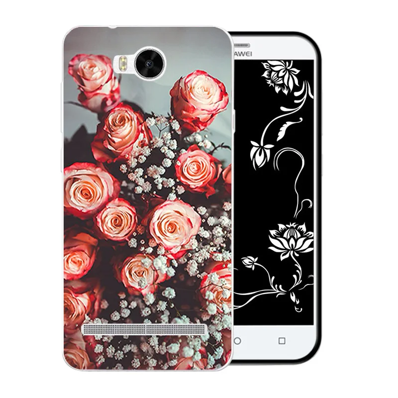 Phone Case for Huawei Y3 II 2 Animal Pattern Soft TPU Back Cove Silicone 2/Y3II-U22/ LUA-U22/Lua-L21r protection Shell |