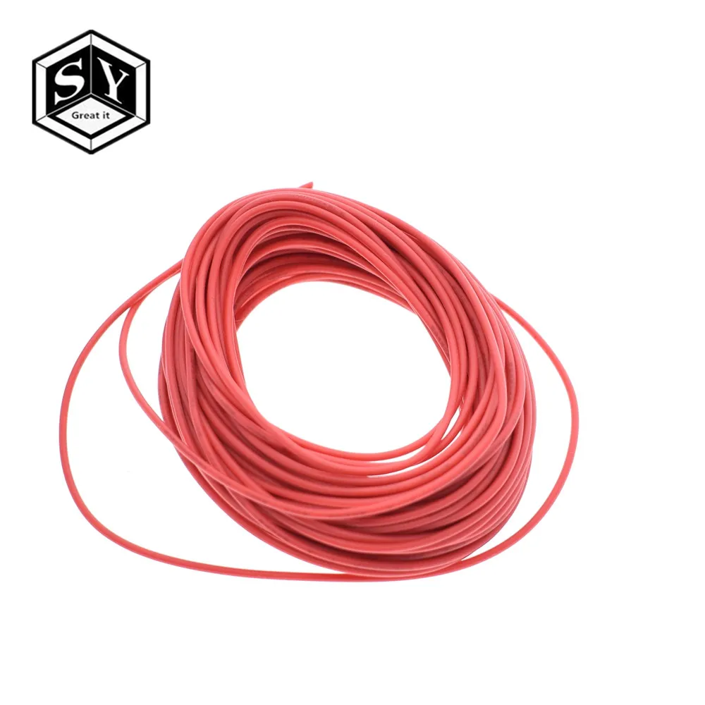 Red Great IT 10 м UL-1007 24AWG Монтажный провод 80C/300 В шнур DIY электрический провод кабель красный/черный/синий/желтый - Цвет: Red