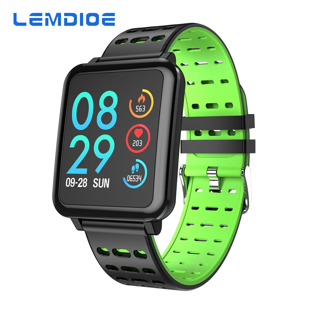 LEMDIOE Смарт часы для мужчин и женщин Монитор артериального давления сердечного